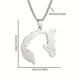 Venus Roman Goddess Silhouette - Stainless Steel Necklace