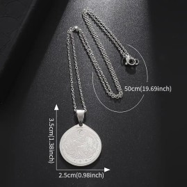 Selene Greek Moon Goddess - Stainless Steel Necklace